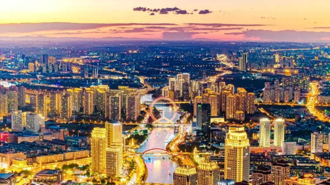 海河夜景，全新亮相！