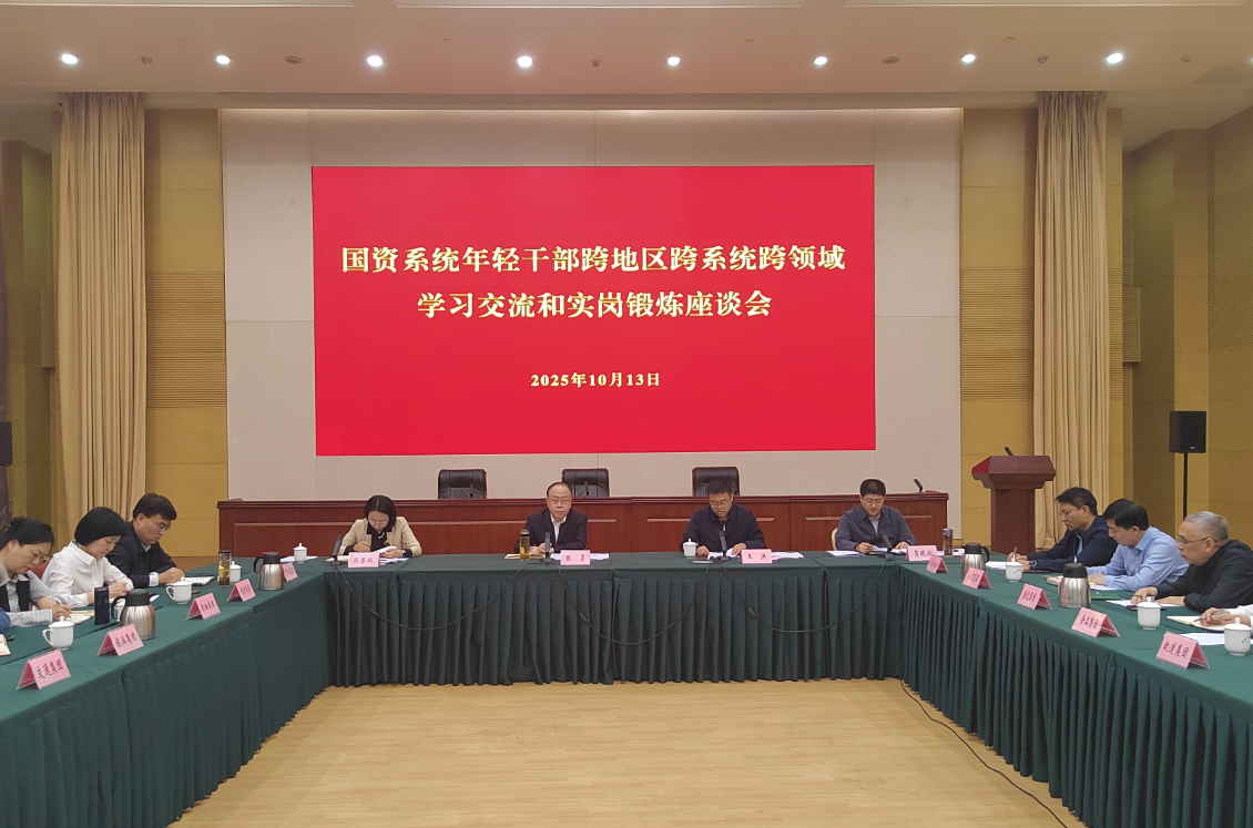 市国资委党委组织召开国资系统年轻干部<br>跨地区跨系统跨领域学习交流和实岗锻炼座谈会