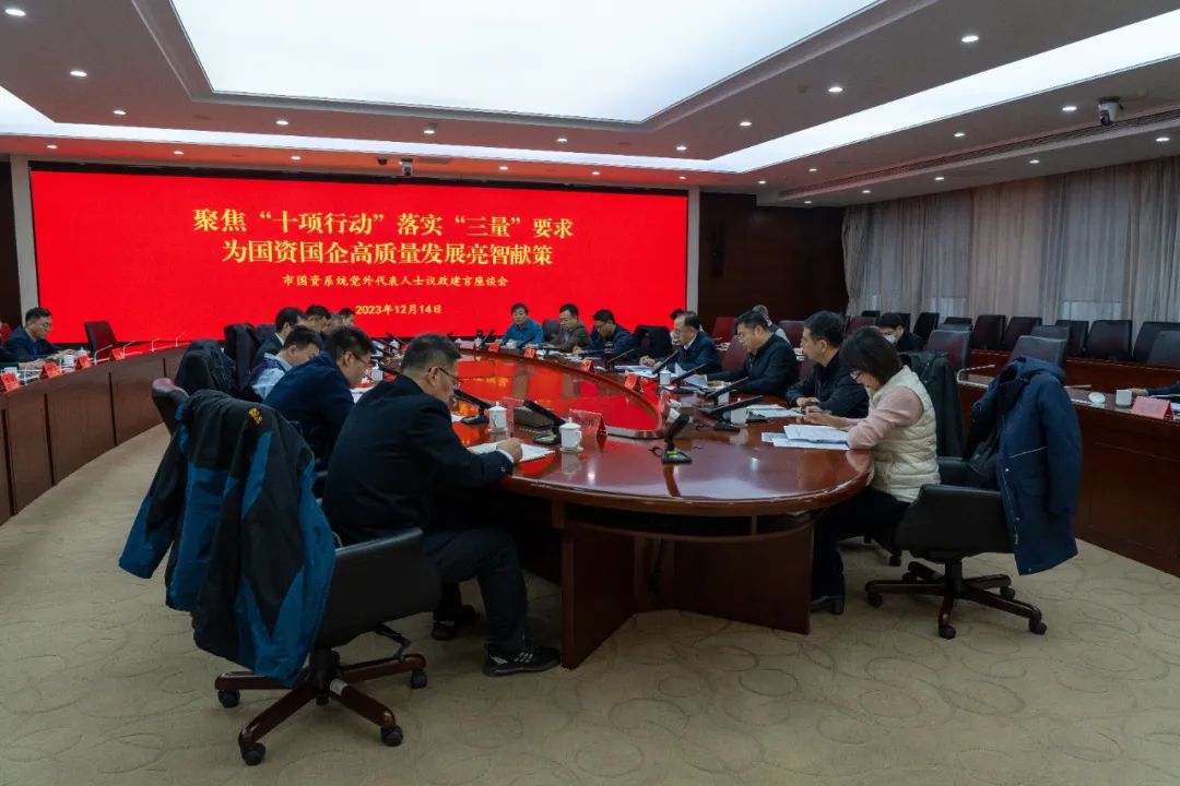 天津市国资委党委召开党外代表人士议政建言座谈会