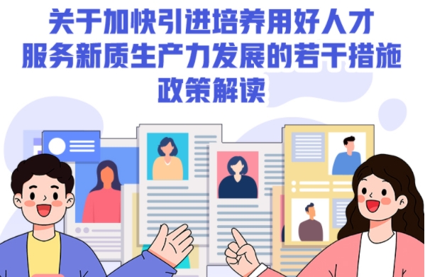 一图读懂《天津市人民政府办公厅印发关于加快引进培养用好人才服务新质生产力发展若干措施的通知》政策解读