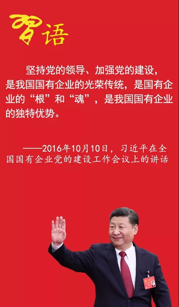 习近平：坚持党对国有企业的领导，必须一以贯之